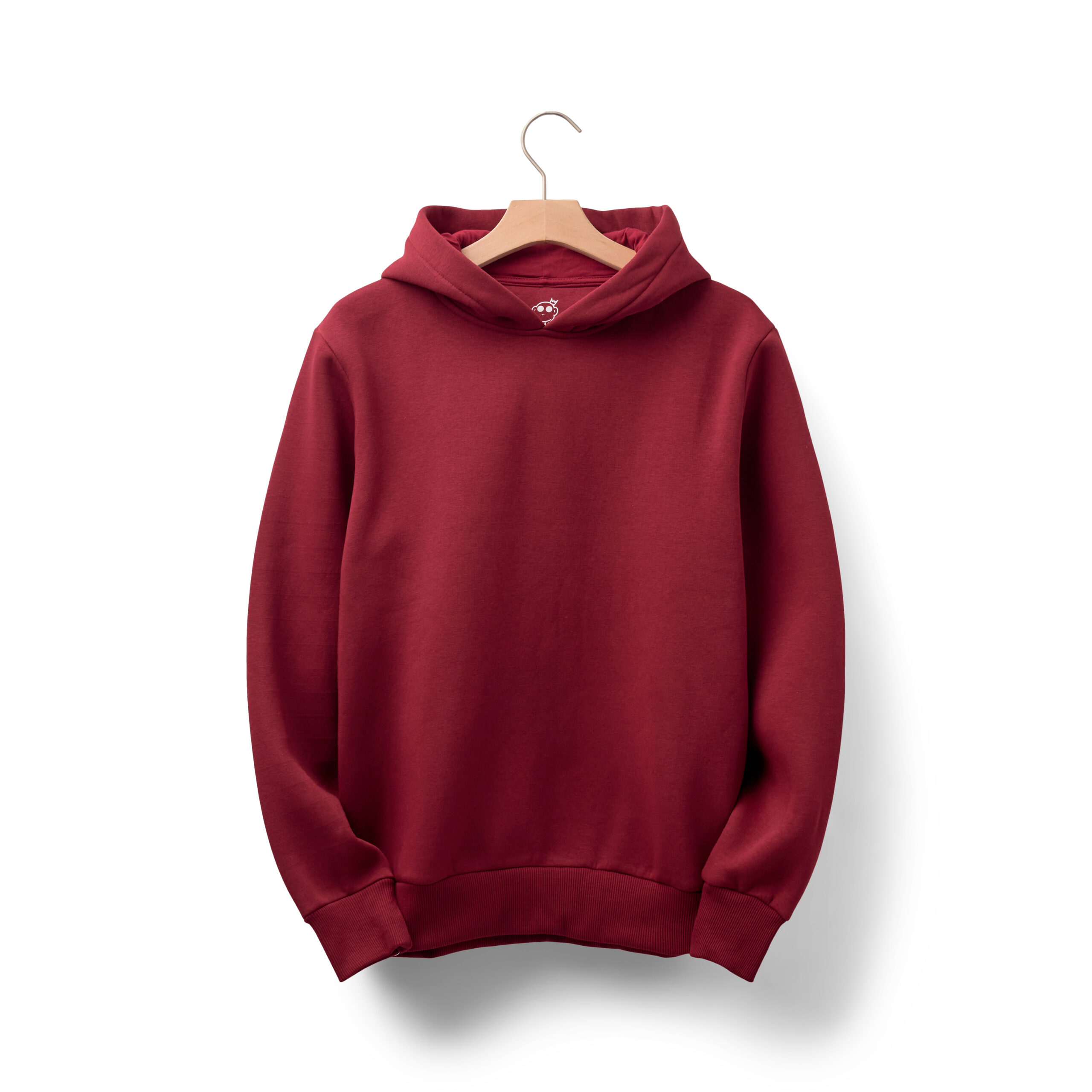 Bordeaux Plain Hoodies
